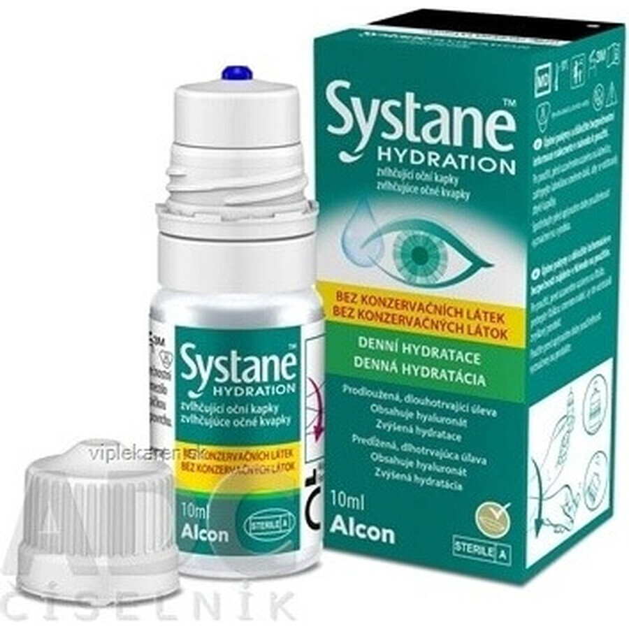 SYSTANE HYDRATION ohne Konservierungsstoffe 1×10 ml, befeuchtende Augentropfen