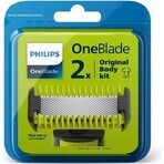 Philips OneBlade QP624/50 360 Ersatzklingen für Gesicht und Körper + Körperkamm und Intimaufsatz 1×1 Stück, Ersatzklingen