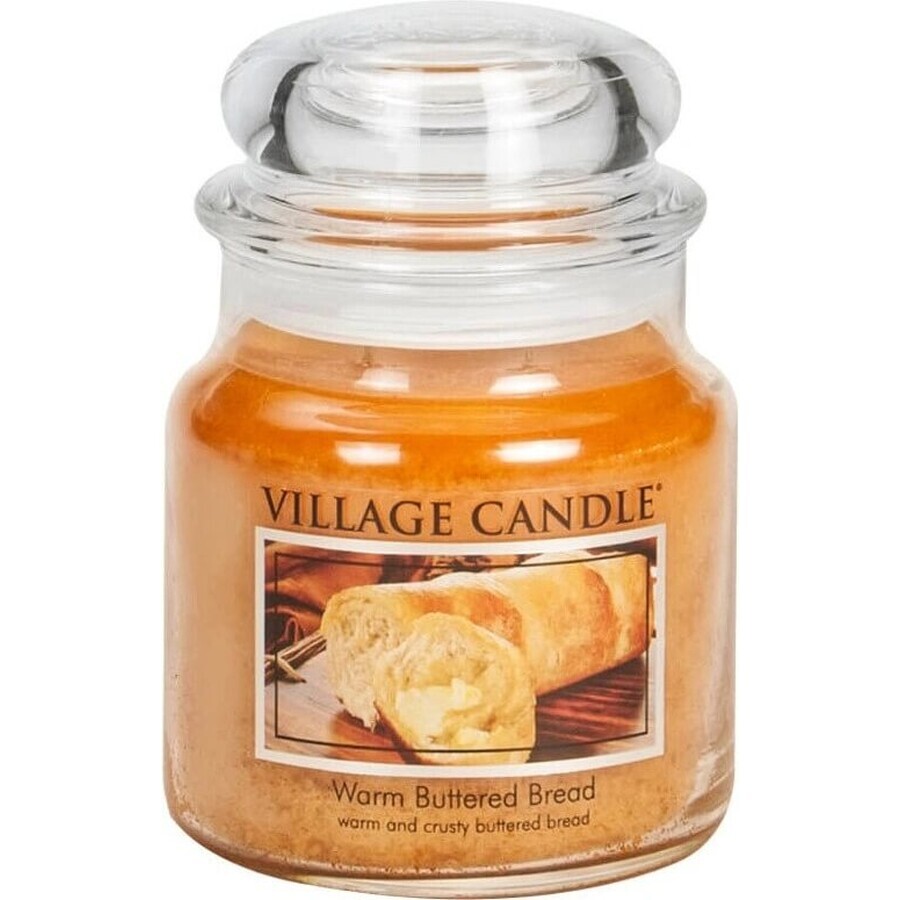 Village Candle Scented Candle in glass - Warm Buttered Bread, large 1×1 pc