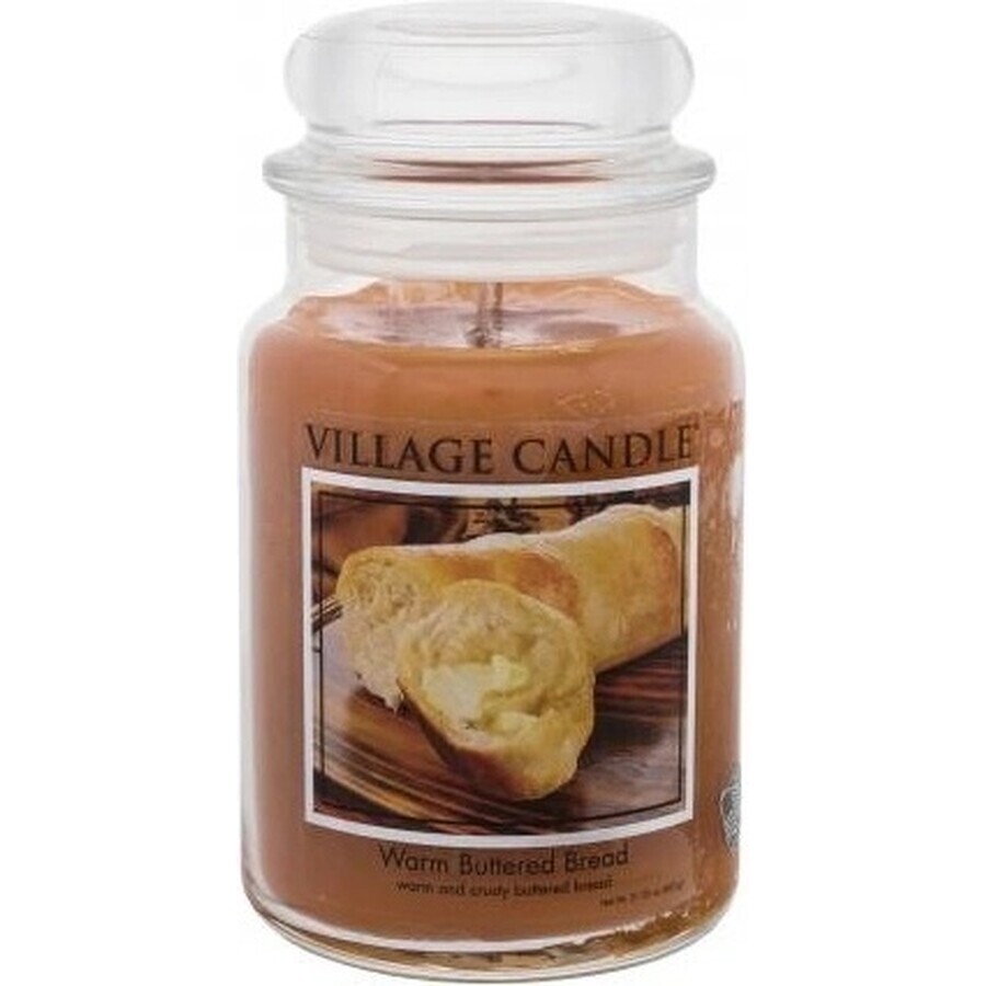 Village Candle Scented Candle in glass - Warm Buttered Bread, large 1×1 pc