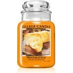 Village Candle Scented Candle in glass - Warm Buttered Bread, large 1×1 pc