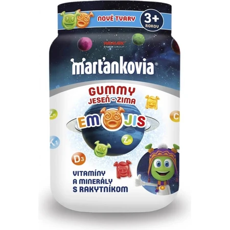 Martian GUMMY AUTUMN - WINTER EMOJIS 50 buc 1×50 buc, supliment nutritiv