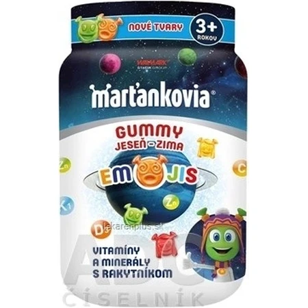 Martian GUMMY AUTUMN - WINTER EMOJIS 50 buc 1×50 buc, supliment nutritiv