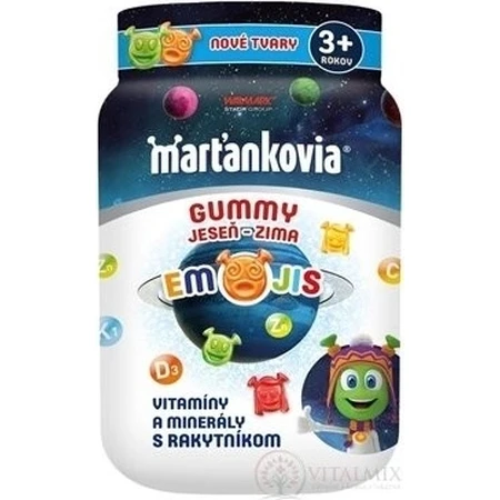 Martian GUMMY AUTUMN - WINTER EMOJIS 50 buc 1×50 buc, supliment nutritiv