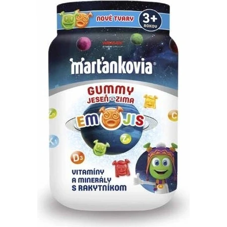 Martian GUMMY AUTUMN - WINTER EMOJIS 50 buc 1×50 buc, supliment nutritiv
