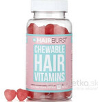 HAIRBURST kaubare Gummivitamine für das Haar in Herzform 1×60 Stück, kaubare Vitamine