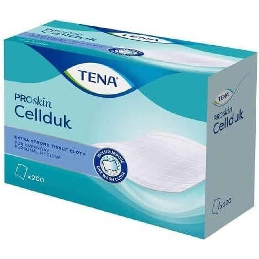 TENA Cellduk Șervețele pentru persoane incontinente 1×200 buc, șervețele 25×26 cm