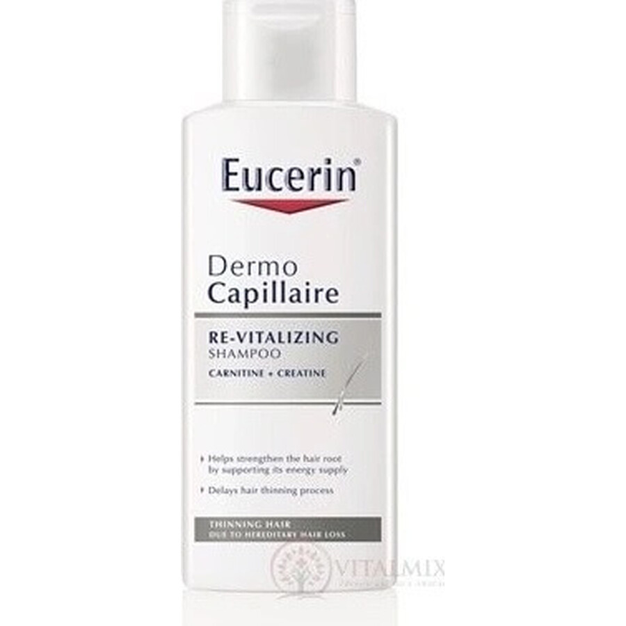 Eucerin DermoCapillaire shampoo tegen haaruitval 1×250 ml (revitaliserend)