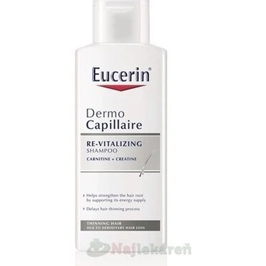 Eucerin DermoCapillaire shampoo tegen haaruitval 1×250 ml (revitaliserend)