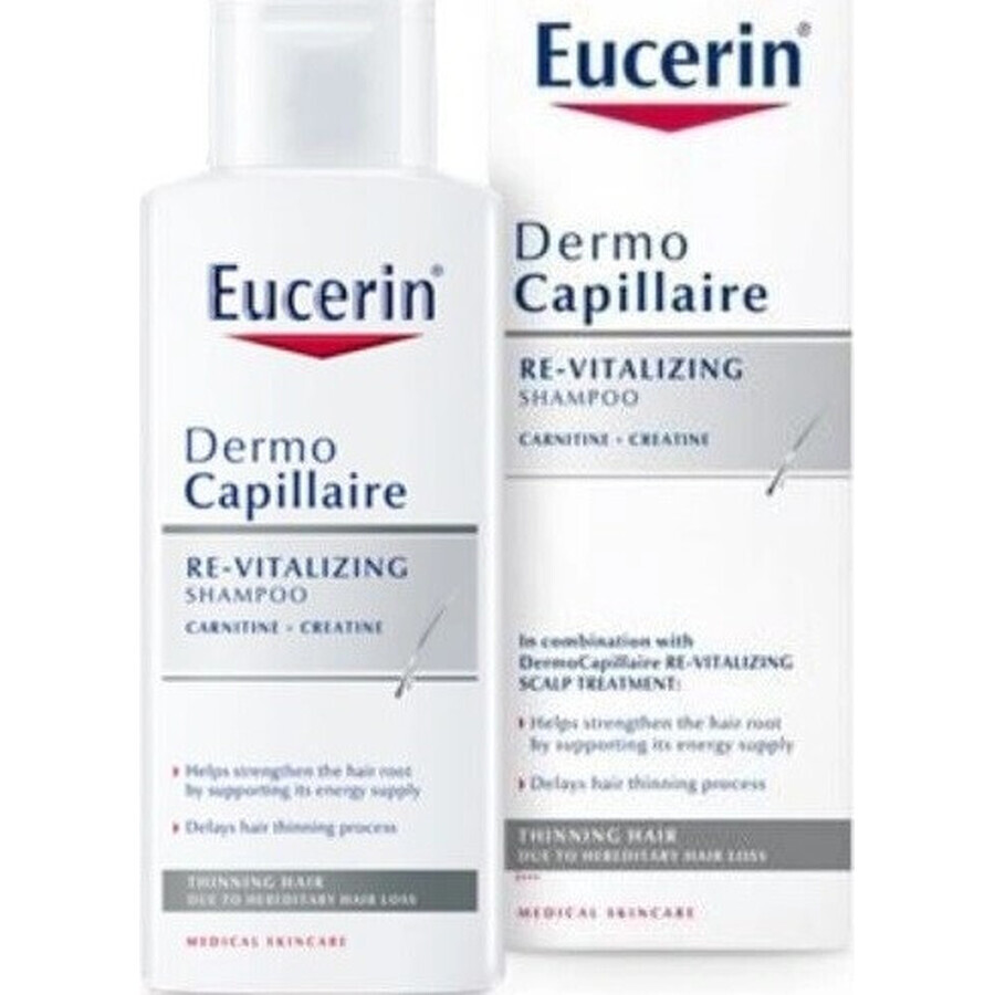 Eucerin DermoCapillaire shampoo tegen haaruitval 1×250 ml (revitaliserend)