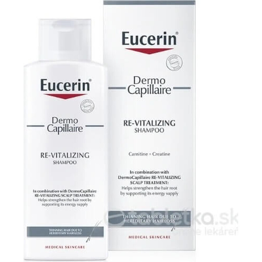 Eucerin DermoCapillaire shampoo tegen haaruitval 1×250 ml (revitaliserend)