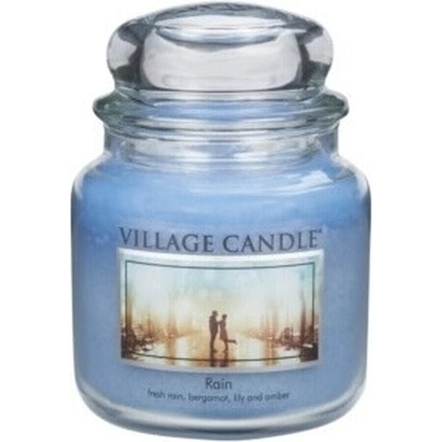 Village Candle Scented Candle in glass - Rain, medium 1×1 pc