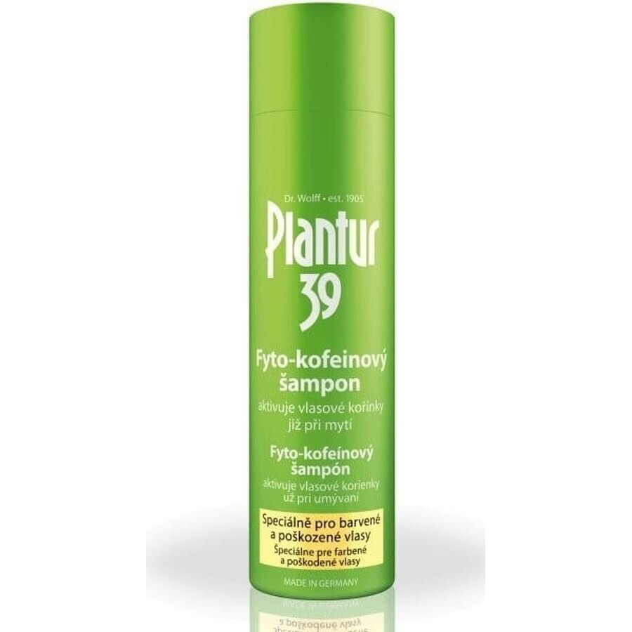 Plantur 39 Șampon cu fito-cafeină pentru păr vopsit 1×250 ml, șampon cu cafeină