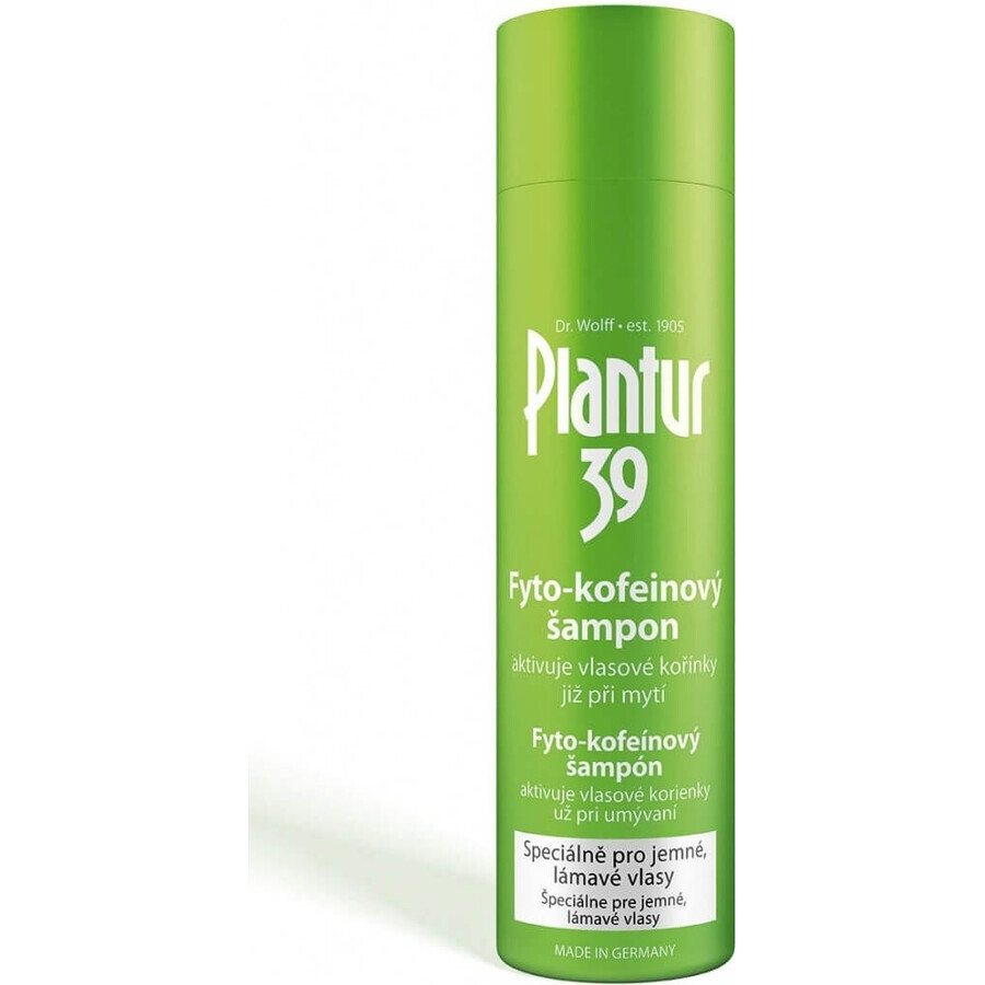 Plantur 39 Șampon cu fito-cafeină pentru păr vopsit 1×250 ml, șampon cu cafeină