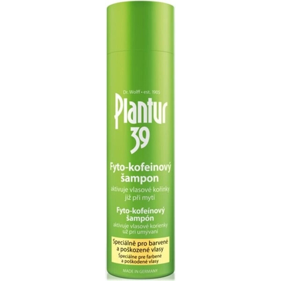 Plantur 39 Șampon cu fito-cafeină pentru păr vopsit 1×250 ml, șampon cu cafeină