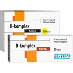 GENERICA B-complex forte 1×20 tbl, B-complex