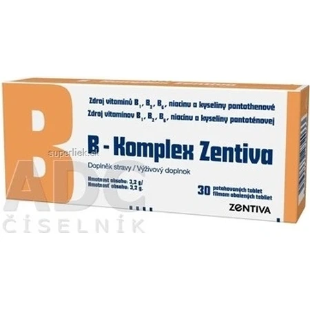 GENERICA B-complex forte 1×20 tbl, B-complex