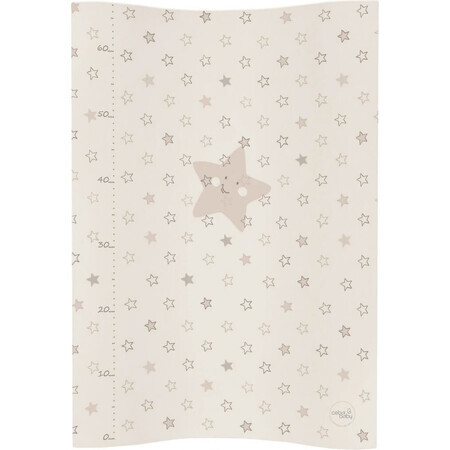 CEBA Tappeto di ricambio 2 piazze morbido COSY (50x70) Stelle beige 1×1 pz.