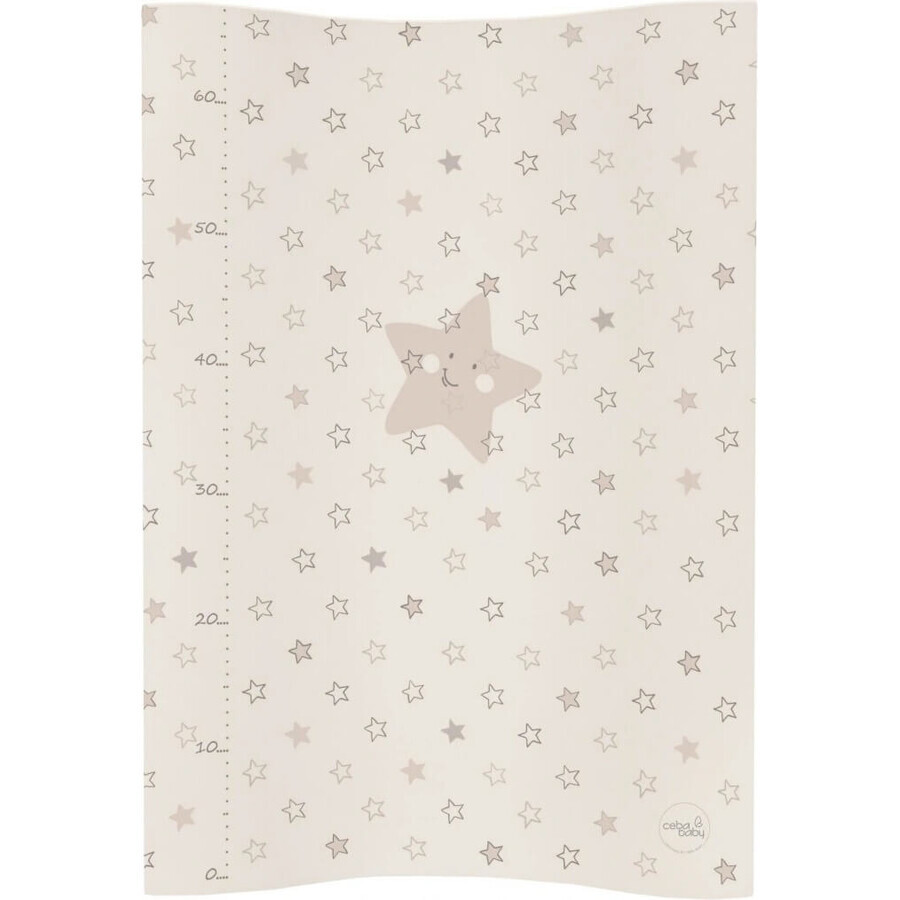 CEBA Tappeto di ricambio 2 piazze morbido COSY (50x70) Stelle beige 1×1 pz.