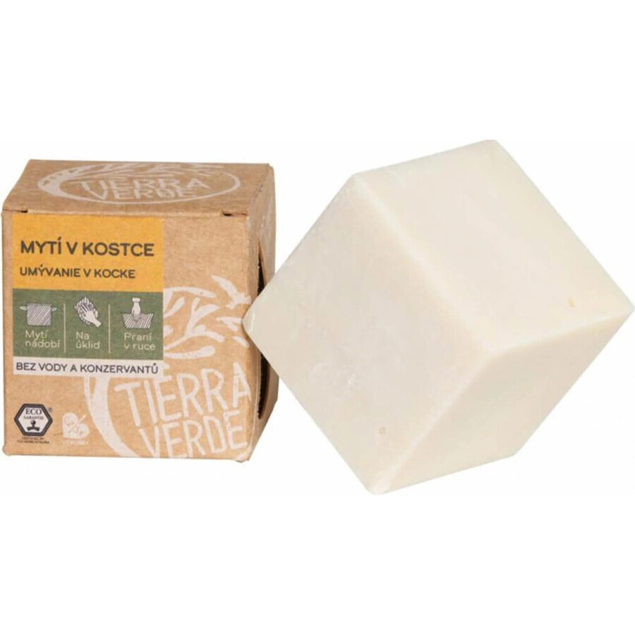 TIERRA VERDE Laver dans un cube de 1×165 g, savon de lavage ou de vaisselle