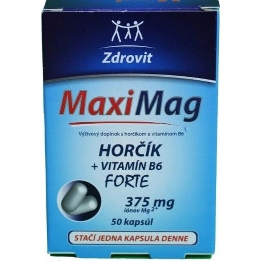 ZDROVIT MAXI MAG HORCIK+B6 FORTE 1×50 cps, food supplement