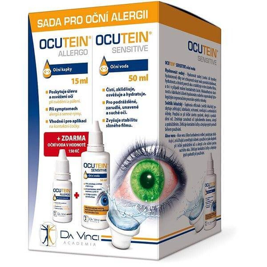 OCUTEIN ALLERGO Augentropfen 15 ml + Augenspülung 50 ml FREE 1×15 + 50 ml Augenallergie-Set