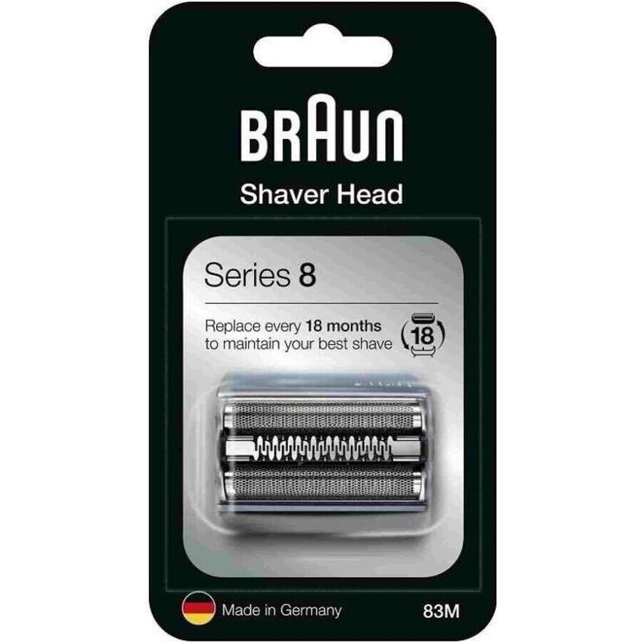 BRAUN Combipack 83M Argento - lame di ricambio 1×1 pz, lame di ricambio