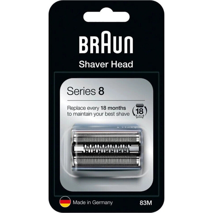 BRAUN Combipack 83M Argento - lame di ricambio 1×1 pz, lame di ricambio