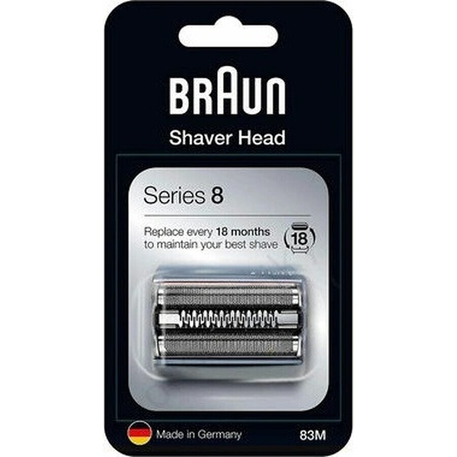 BRAUN Combipack 83M Argento - lame di ricambio 1×1 pz, lame di ricambio