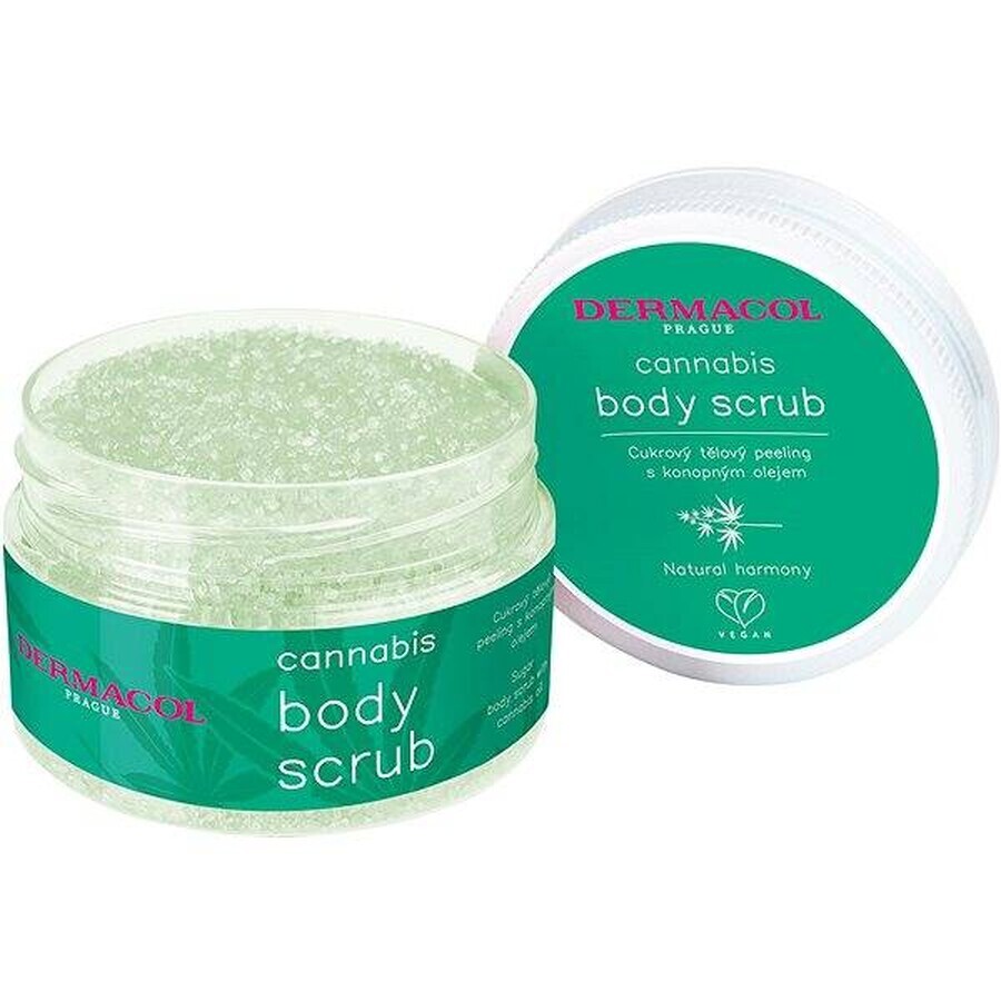 Dermacol Cannabis scrub pentru corp 1×200 g, scrub pentru corp