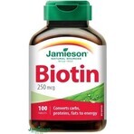 JAMIESON BIOTIN 250 µg 1×100 tbl, biotine