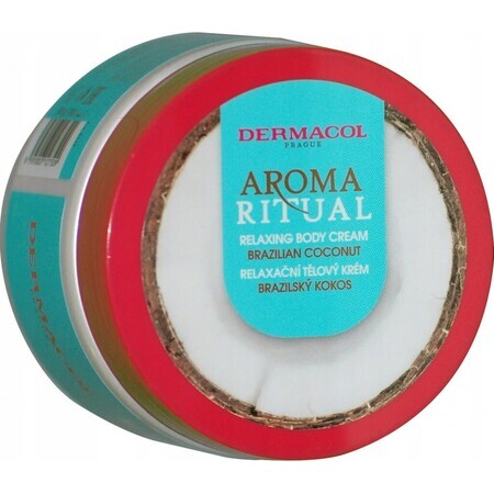 Dermacol Aroma ritual cremă de corp nucă de cocos braziliană 1×300 ml, cremă de corp