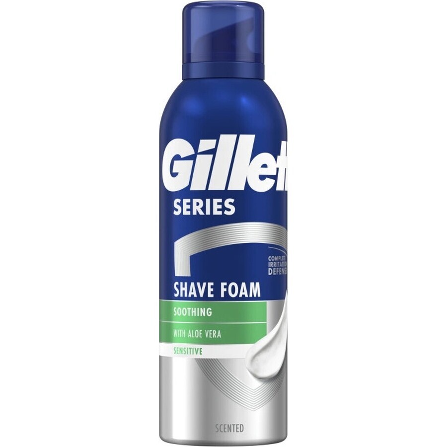 Gillette Series P Soothing 200ml 1×200 ml, spumă de ras