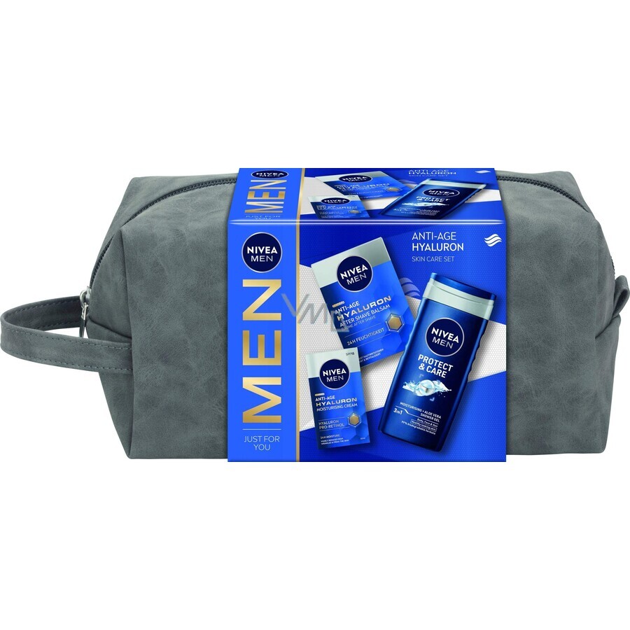 NIVEA MEN BAG HYALURON 1×1 HYALURON, Geschenkpackung