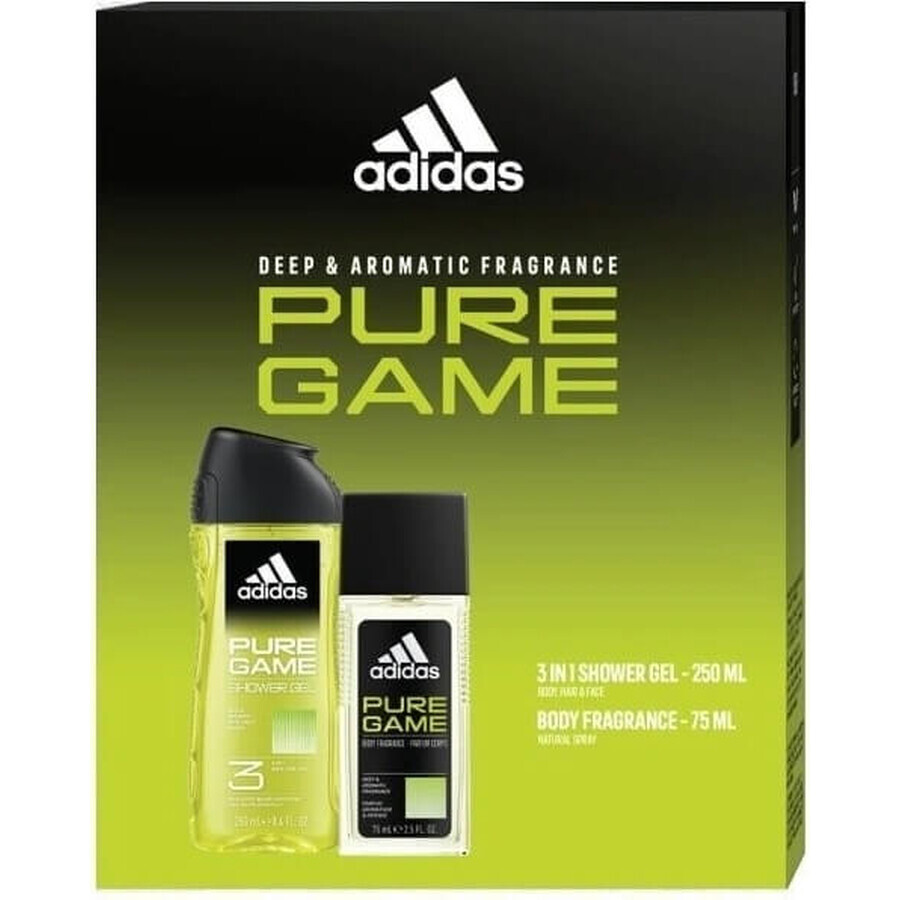 Adidas MEN Pure Game Kartusche (dns + sg) 1 × 1 Stück, Geschenkbox