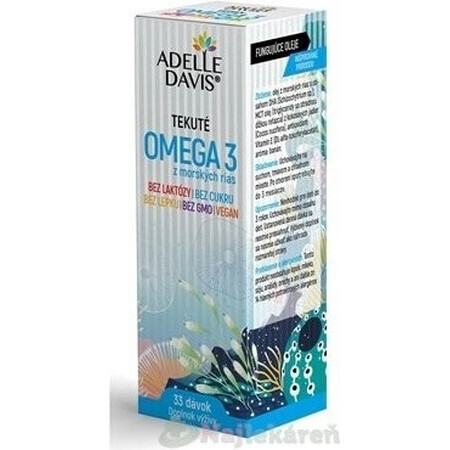 Adelle Davis OMEGA 3 din alge marine 50 ml 1×50 ml, supliment nutritiv