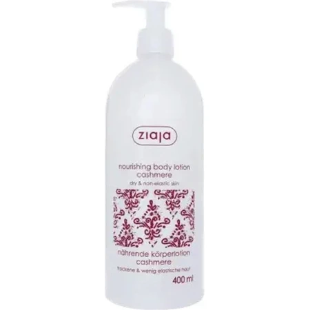 Ziaja - loțiune de corp hrănitoare cu proteine de cașmir 1×400 ml, loțiune de corp