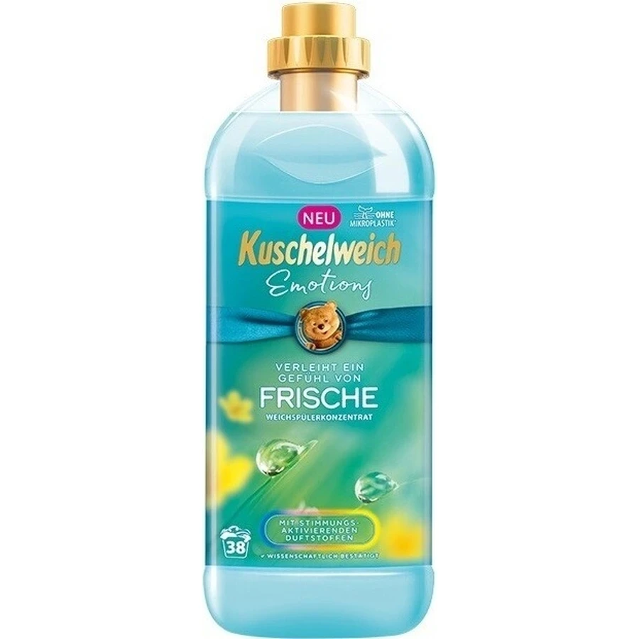 Kuschelweich wasverzachter - Emotions blauw, 38 wasbeurten 1×1 l, wasverzachter