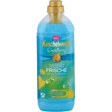 Kuschelweich wasverzachter - Emotions blauw, 38 wasbeurten 1×1 l, wasverzachter