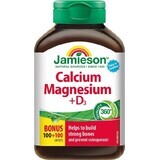 JAMIESON CALCIUM, MAGNESIUM MET VITAMINE D3 1×120 tbl, calcium + magnesium + vitamine D3