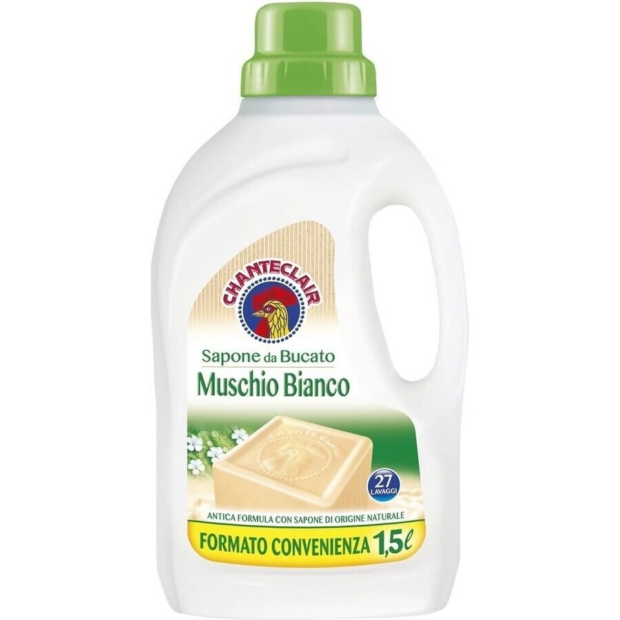 Chanteclair Muschio Bianco 27P 1×1500 ml Chanteclair Muschio Bianco 27P 1×1500 ml savon liquide pour le linge