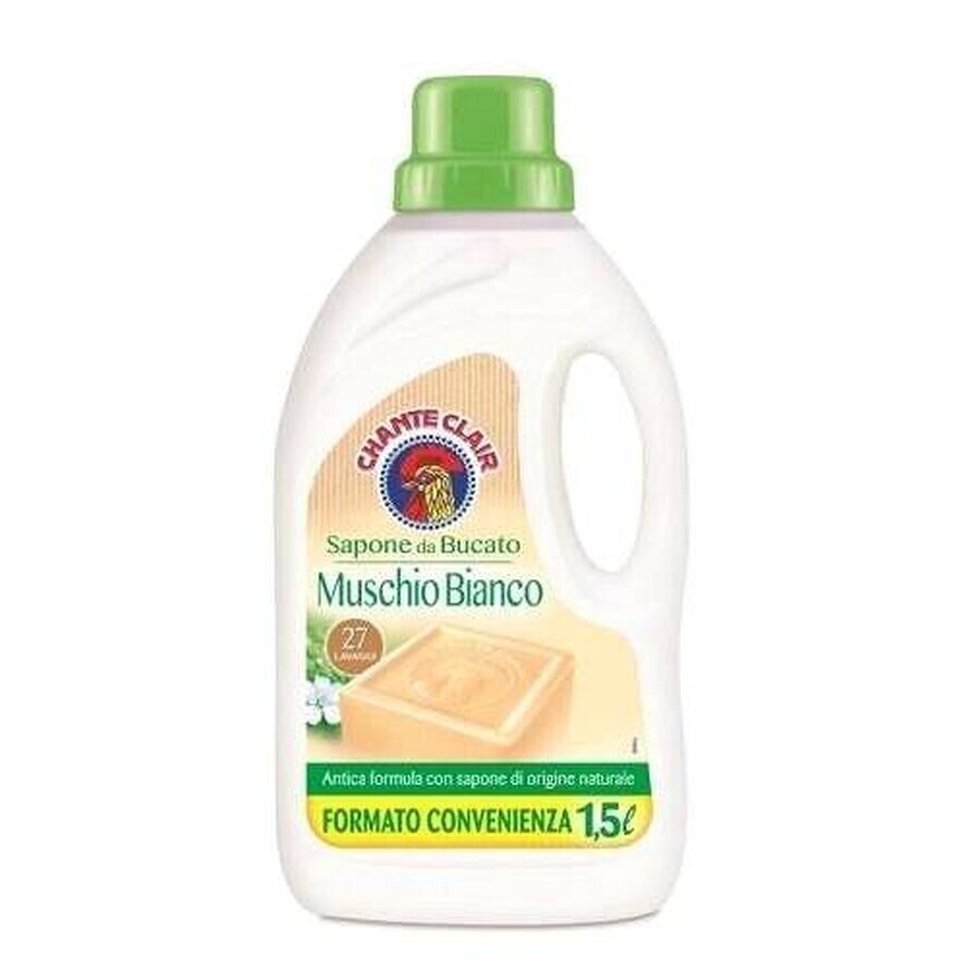 Chanteclair Muschio Bianco 27P 1×1500 ml Chanteclair Muschio Bianco 27P 1×1500 ml savon liquide pour le linge