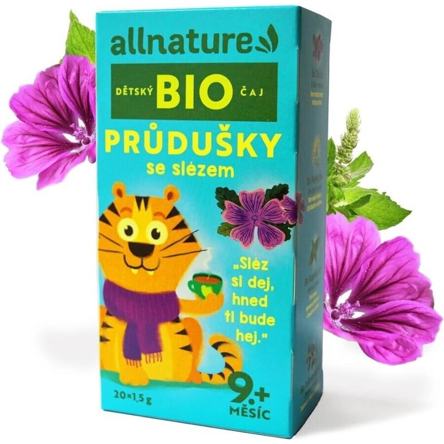 Allnature Bio Kindertee Nasennebenhöhlen mit Tränen 20×1,5 g, Tee für Kinder