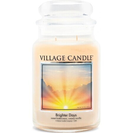 Village Candle Duftkerze im Glas - Brighter Days - Brighter Days, groß 1×1 St.