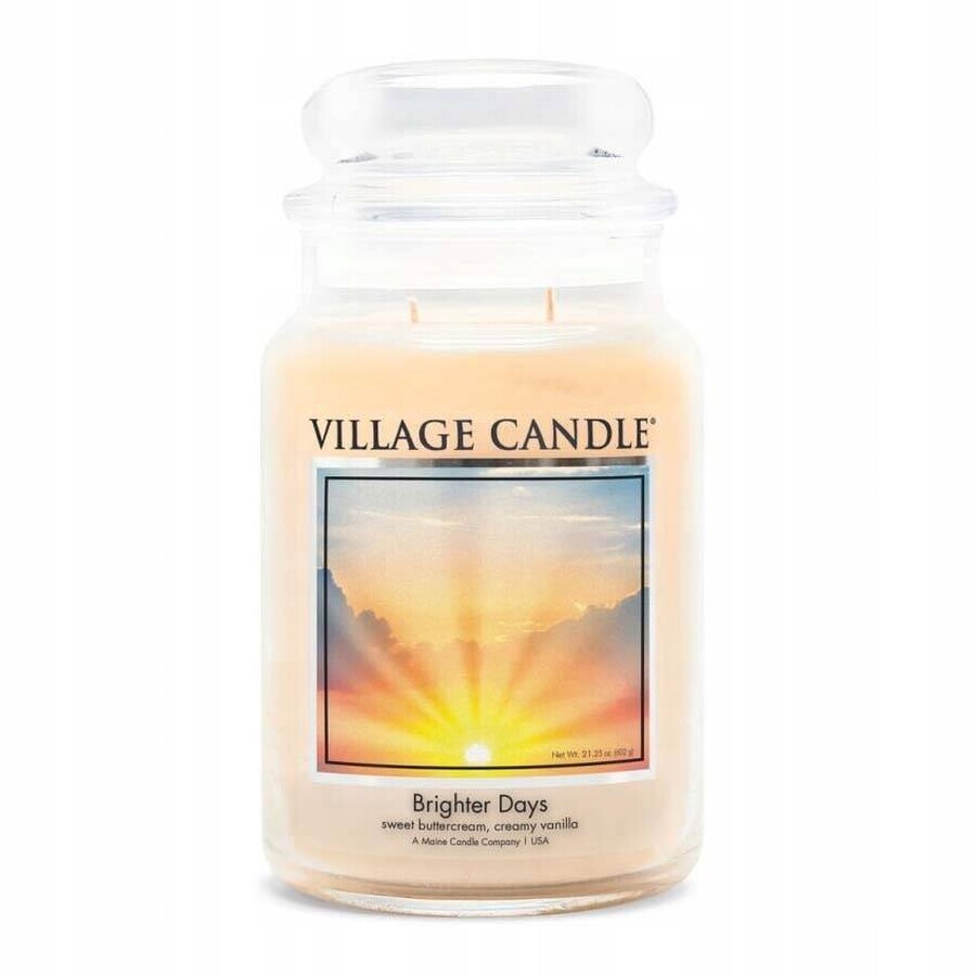 Village Candle Duftkerze im Glas - Brighter Days - Brighter Days, groß 1×1 St.