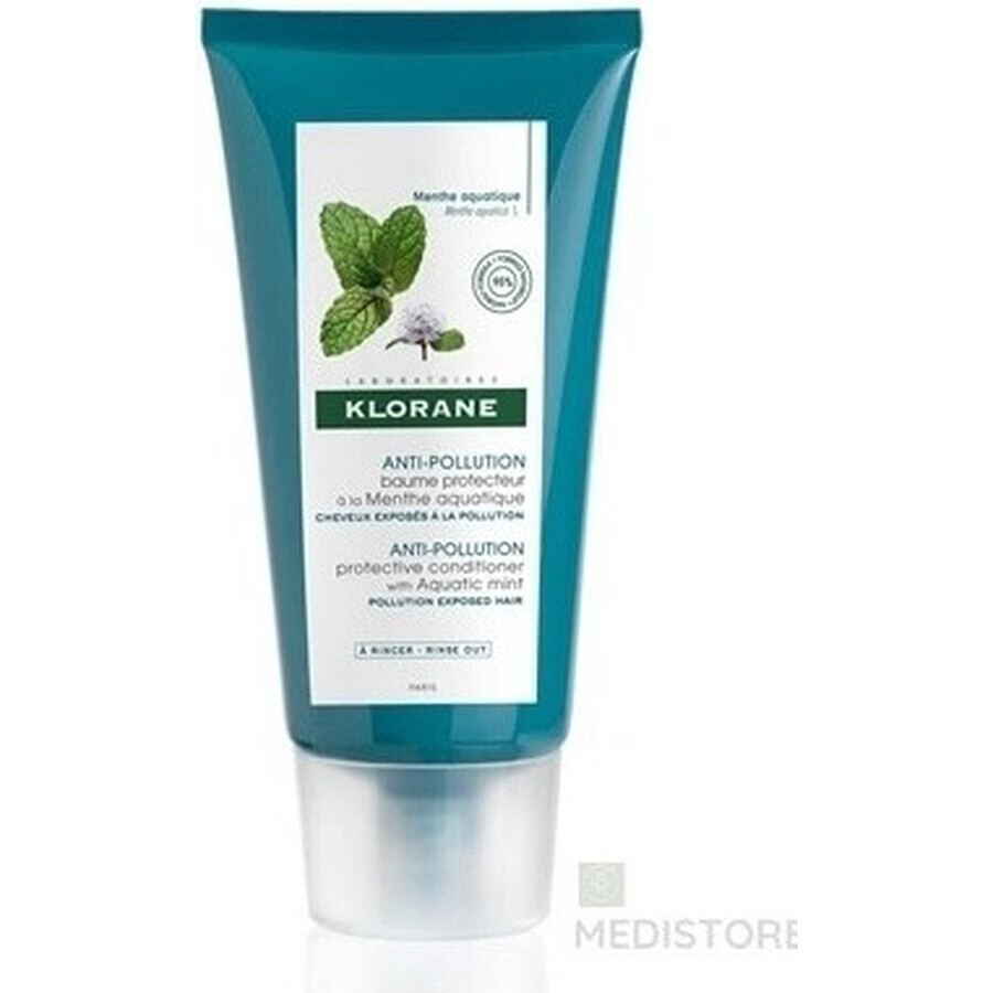 KLORANE BAUME À LA MENTHE 1×150 ml, balsamo per capelli con acqua di menta