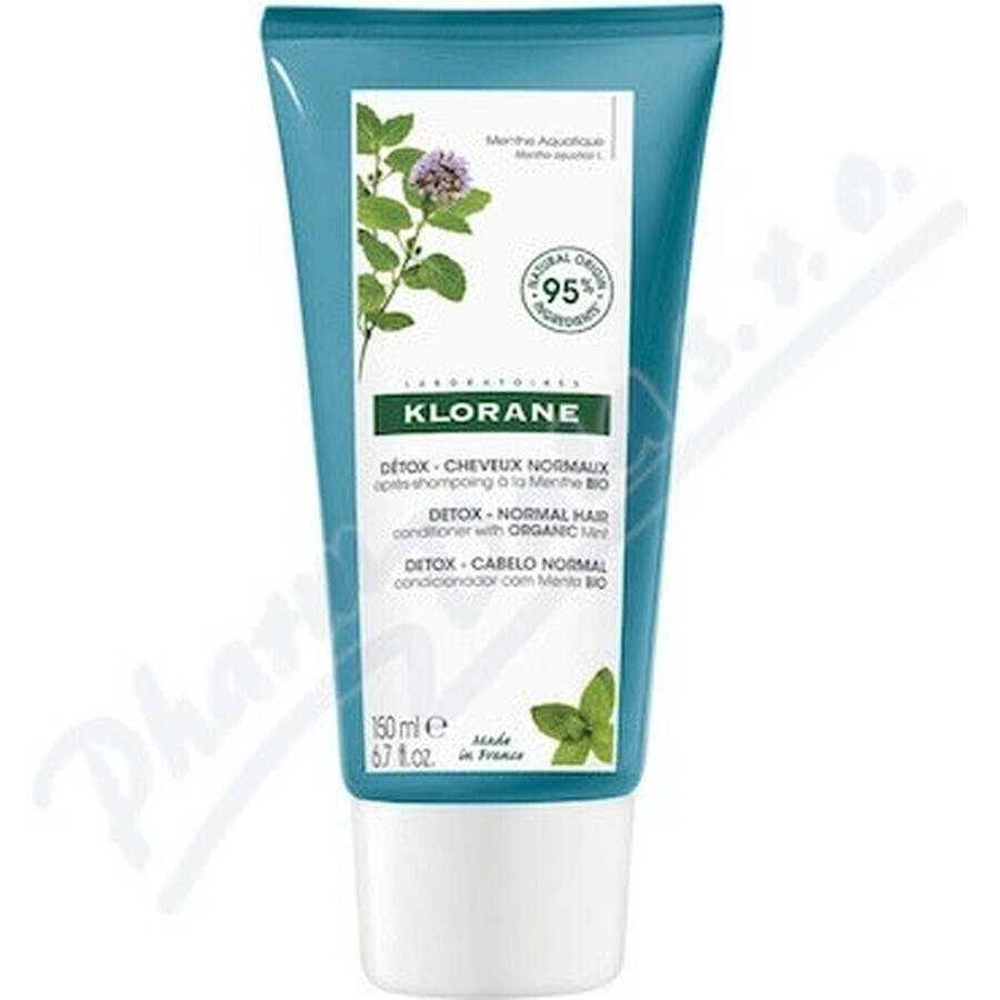 KLORANE BAUME À LA MENTHE 1×150 ml, balsamo per capelli con acqua di menta