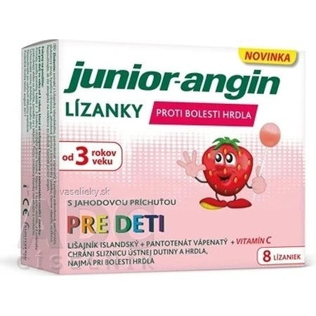 Junior-angin lolly's voor kinderen 1×8 stuks, lolly's voor kinderen