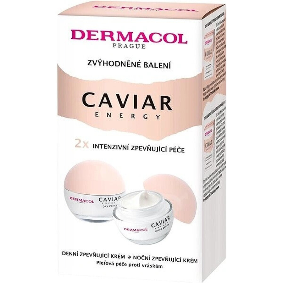 Dermacol Duopack Caviar energy day + night cream 1×50 ml + 50 ml, set de creme pentru piele