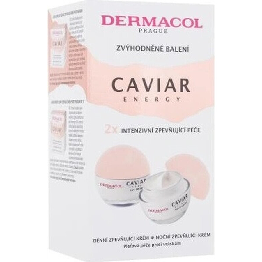 Dermacol Duopack Caviar energy day + night cream 1×50 ml + 50 ml, set de creme pentru piele